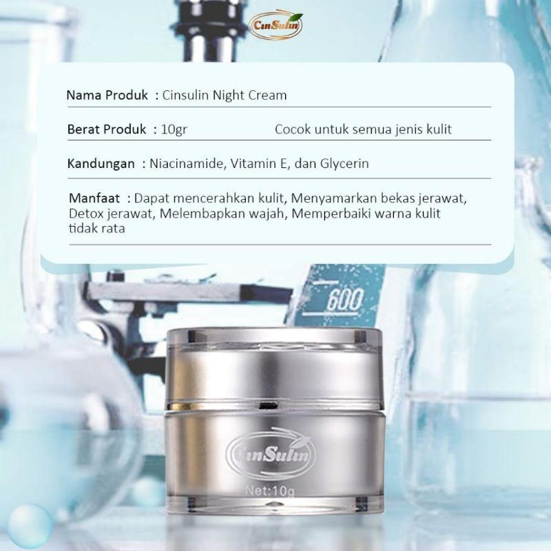 Product Introduction of Cinsulin Paket 3in1 Cream Siang & Cream Malam + Bubble Cleanser Urban Face Brighten Cream - Mencerahkan, Kotoran Membersihkan Perawatan Wajah Kusam Hitam Memudarkan 36