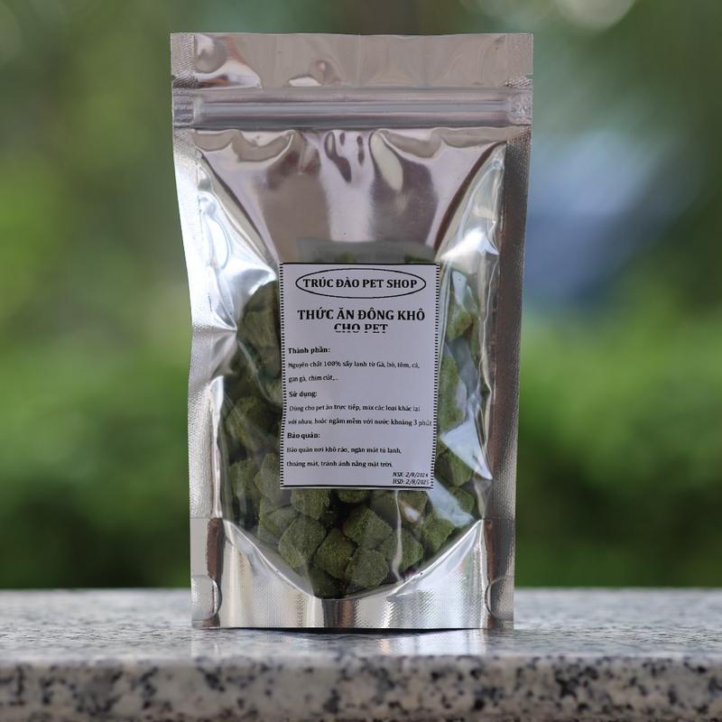Viên cỏ mèo mix gà loại mềm, thức ăn viên cỏ lúa mạch khô cho mèo - giúp tiêu búi lông, khỏe răng 8