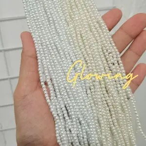 Mutiara Sintetis 2mm Putih/Bw Per Renteng