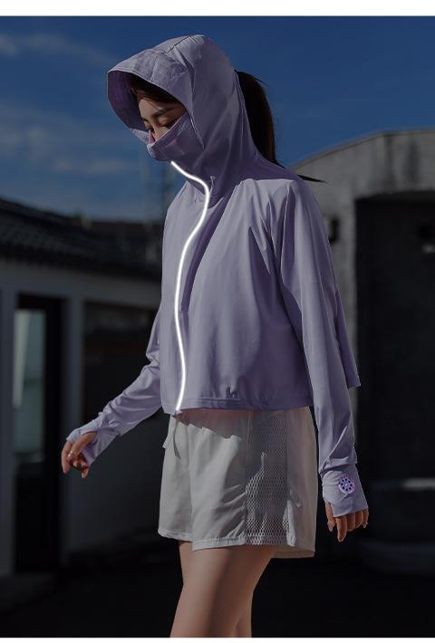 Product Introduction of Ice Silk Sun Protection Clothing Women's Loose Breathable Cloak UV-Proof Sun-Proof Thin Coat Sun-Protective Clothing 18