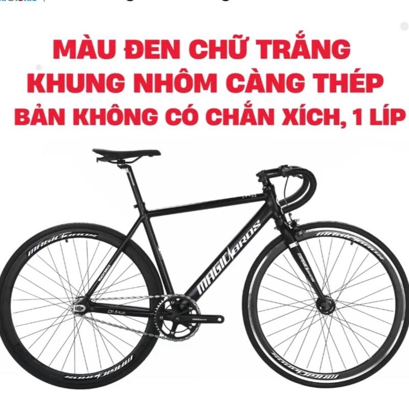 Xe đạp Fixed Gear Magicbros CX5 PLUS 2025 new khung nhôm không mối hàn Sports ( tặng tráp , phanh phụ , bơm , đồ lắp...) ib shop hỗ trợ free ship