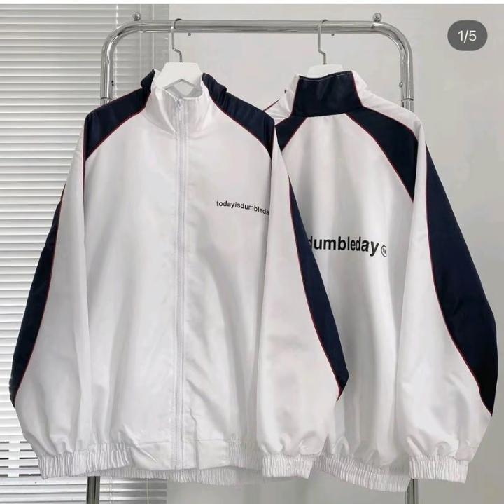 Áo Khoác Dù 2 lớp mỏng nhẹ chữ in Nam Nữ Unisex ( today) Jacket