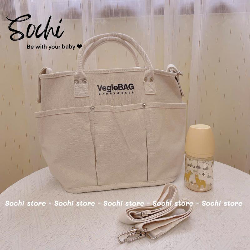  Túi xách bỉm sữa đa năng phong cách Hàn Quốc kt 38x28x18cm   hàng loại 1  cho mẹ 