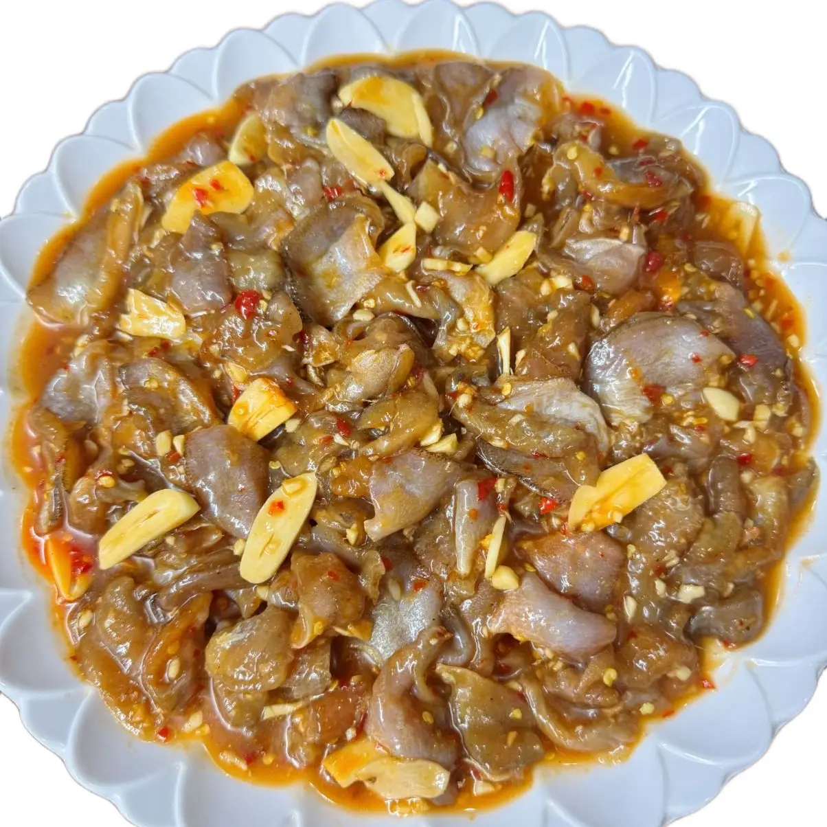 Hủ 500g Mắm sặc thái (Phi Lê ) trộn sẵn gia vị tỏi ớt_vị vừa ăn_ Food Ngon