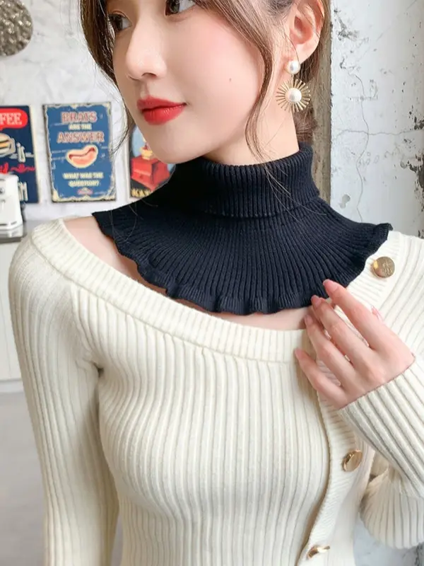 Khăn Len Choàng Cổ Chui Đầu Giả Áo Cổ Lọ Giữ Ấm 2371 - PARISA 8