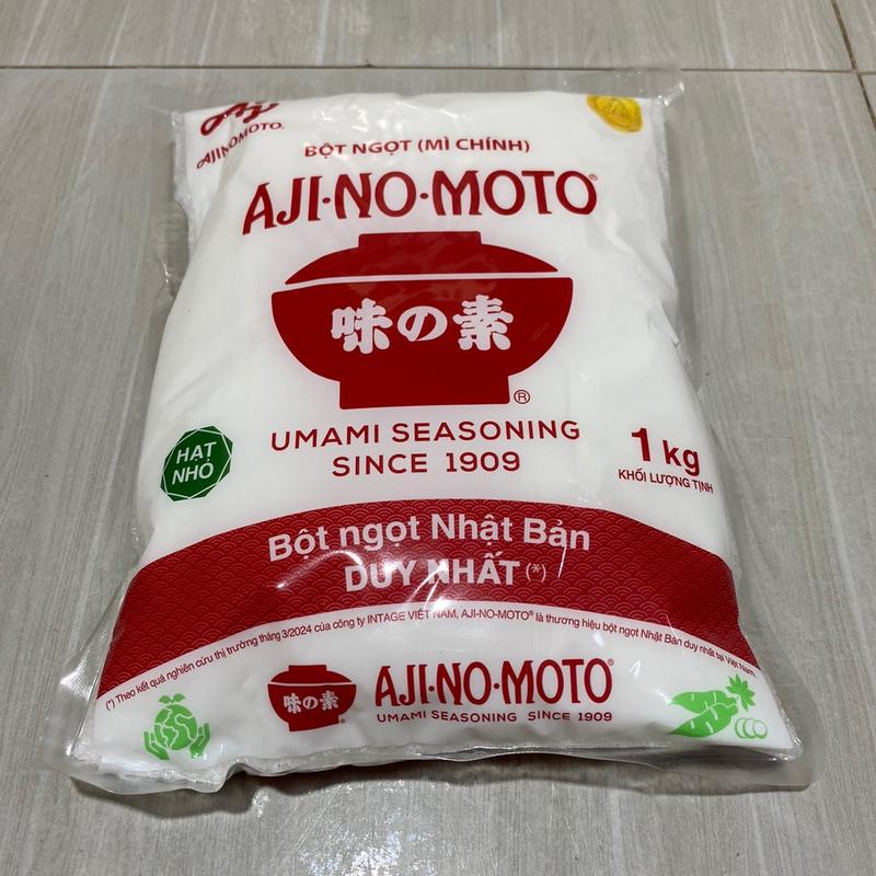 MỊN NHUYỄN 1KG BÔT NGỌT MỊN. BỘT NGỌT MÌ CHÍNH HẠT NHỎ HẠT MỊN HẠT NHUYỄN AJ-NO-MOTO THƯỜNG DÙNG TRONG GÓC BẾP GIA ĐÌNH Tự nhiên Gói