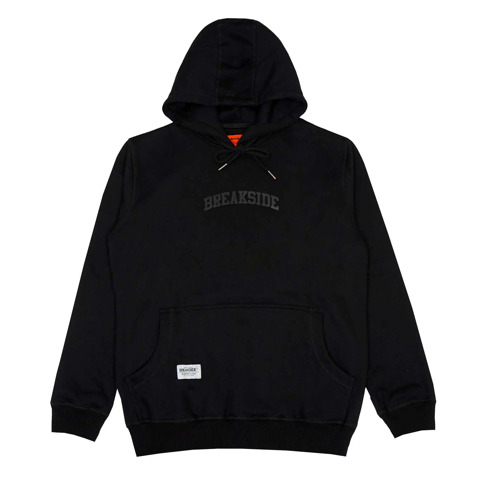 Breakside Hoodie Blacken - Black Sweater  Pria  Fleece