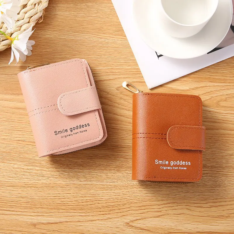 878 COD DOMPET WANITA IMPORT MURAH REAL PIC/ Dompet Lipat Pendek Dompet Wanita Resleting Dompet Kartu Kecil 6