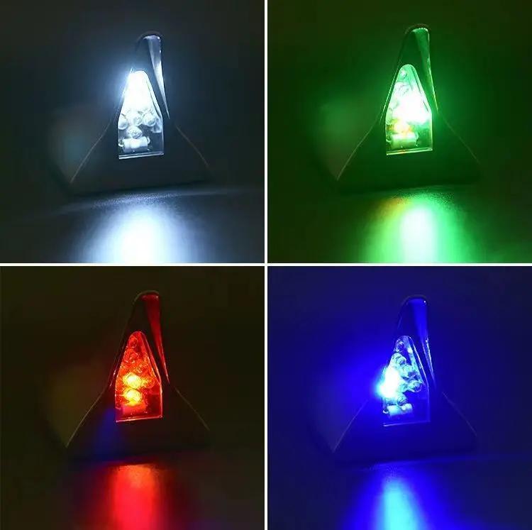 Product Introduction of Solar Power Shark Fin Warning Light Car Roof Antenna Decoration Night Anti-collision Flashing Lamp Car Accessories 19