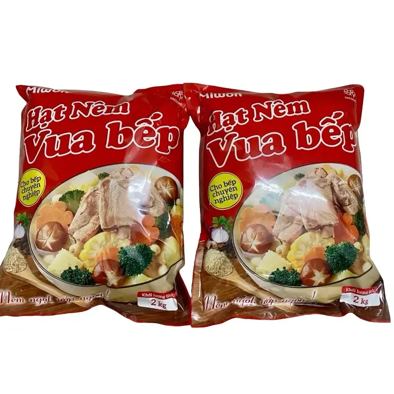 [M2] COMBO 2 GÓI HẠT NÊM VUA BẾP MIWON LOẠI 2KG TỔNG KHÁCH NHẬN VỀ ĐƯỢC 4KG Ăn ngọt Tự nhiên An toàn Đậm vị Gia vị