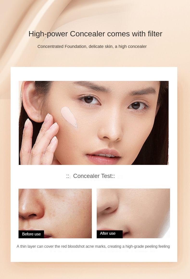 Product Introduction of ZestBeau CC Moisturizing Spot Masking Foundation Cream Concealer Foundation Liquid Concealer bb Cream Foundation Balm Blemish Cosmetic Makeup Moisturizer Moisture Makeup Moisture Makeup Moisture Hydrate 8