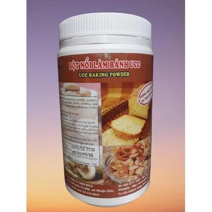  Bột nổi bột nở Baking Powder UCC - Hộp 1kg dùng để tạo độ mềm xốp cho bánh bao bánh bông lan cookies  cupcake... 
