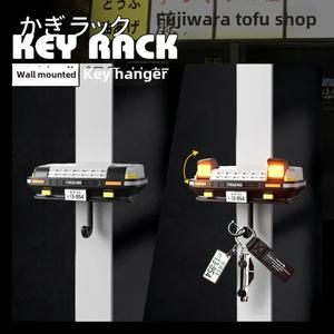 AE86 Car Key Holder New Gift Wall-Mounted Headlight Decoration Creative Car Enthusiast Home Decor Key Storage Product