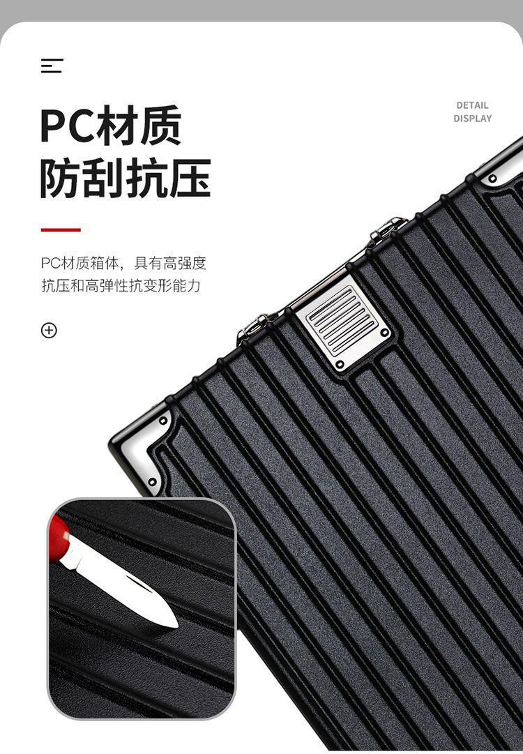 Product Introduction of Aluminum Frame Luggage Durable Trolley Case Universal Wheel Suitcase Large Capacity Word Suitcase luggage  bag 3