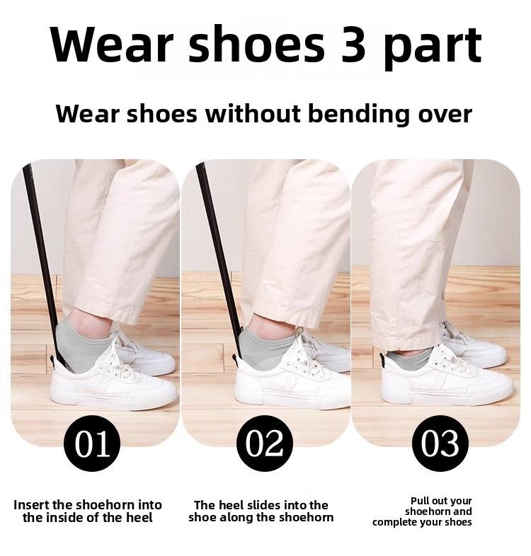 Product Introduction of Dụng Cụ Nâng Giày Từ Tính, Tay Cầm Dài, Sử Dụng Tại Nhà, Không Uốn Cong. Dụng cụ Kéo Giày, có Cần dài, Thích hợp cho người già và phụ nữ mang thai 2