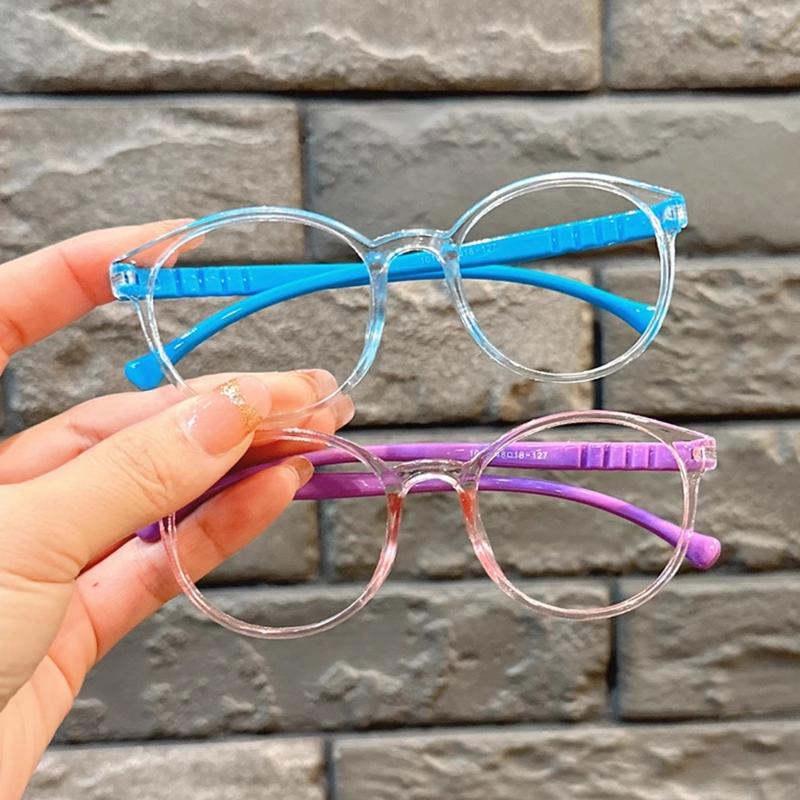 Product Introduction of Anti-Rad&Anti-blue Eyeglasses for Kids To Protect The Eye Glass Against Blue Light Eyeglasses Replaceable Lens Round Shape for Boys Girls Baby 8