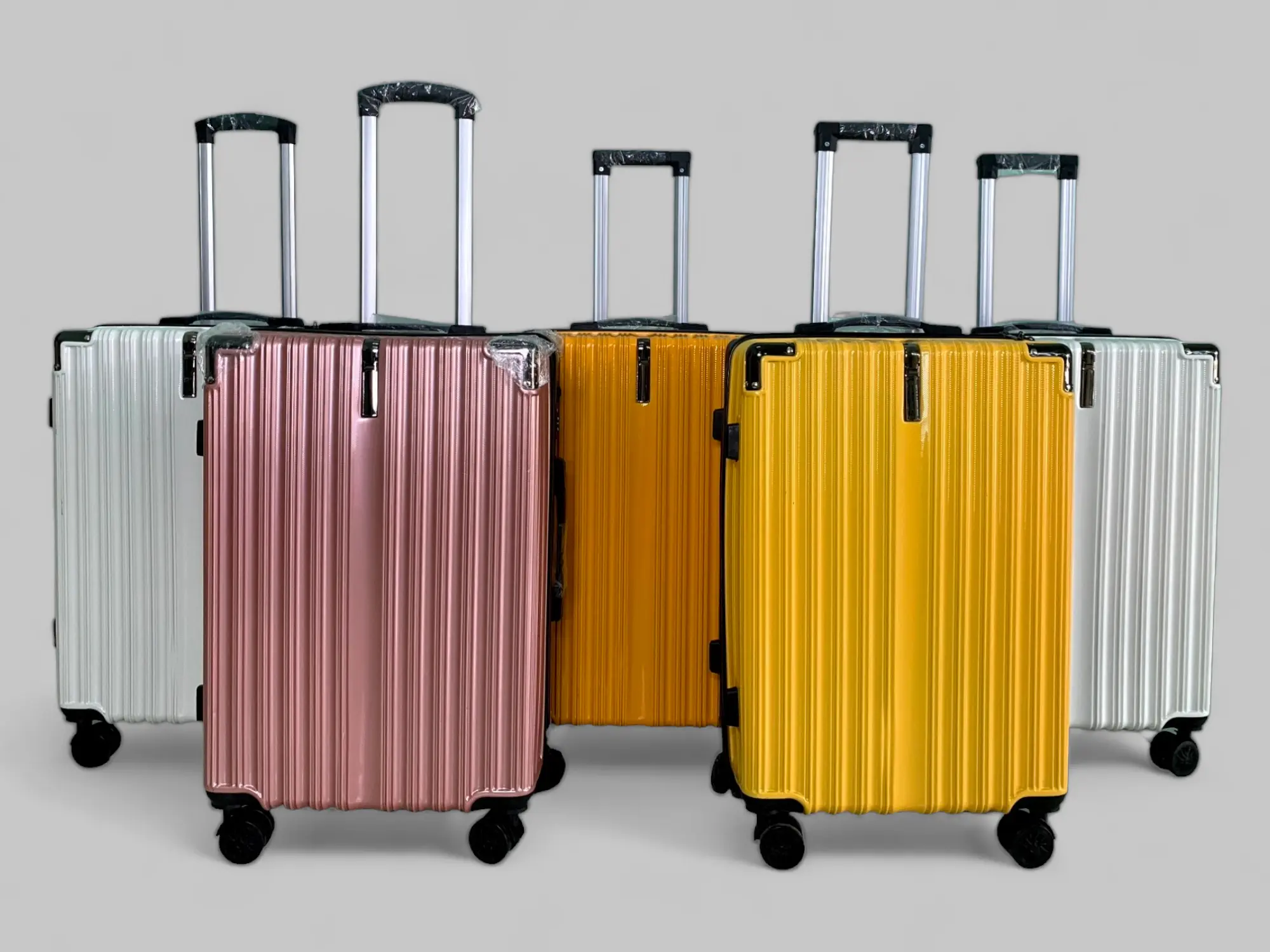 Vali kéo du lịch thời trang nhựa PC cao cấp có ngăn đựng cốc size 20-24
