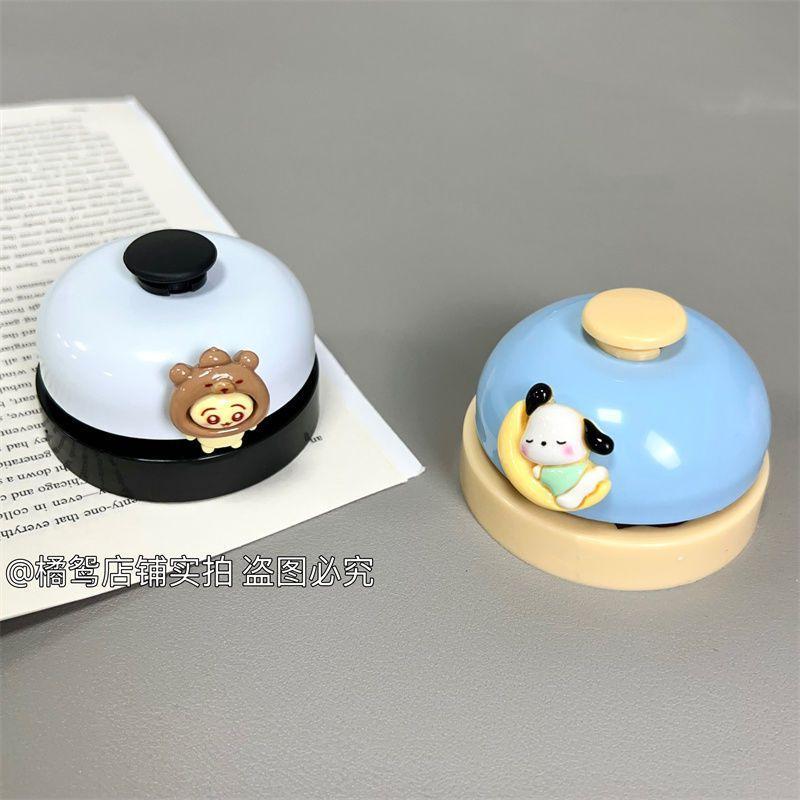Product Introduction of Cute Cartoon Bell Hand-Pressed Answer Bell Pet Calling Bell Front Desk Serving Bell Table Bell Live Room Deal Bell 8