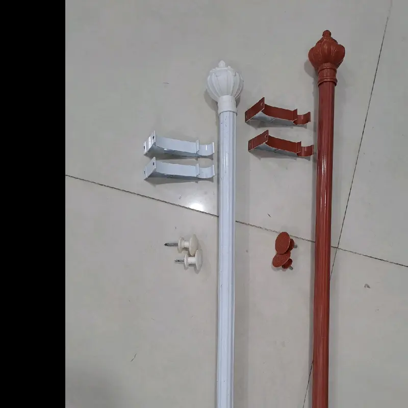 thanh treo rèm  cửa sô găn tuong chất lieu nhôm sơn tinh điện 1