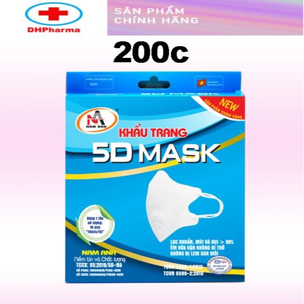 combo 20 hộp 200 cái khẩu trang 5d famapro -Khẩu trang 5d quai thun 3 lớp kháng khuẩn Nam Phụ Kiện Women Khuyên Tai Accessories