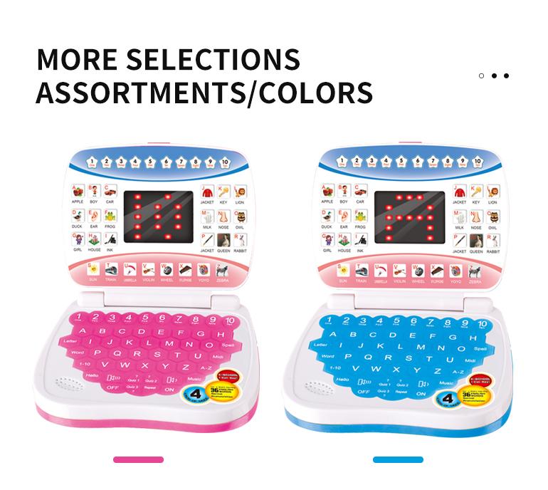Product Introduction of Learning machine notebook computer children's electronic preschool language education toy 5