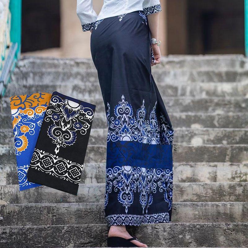 Sarong Cung Điện Thái Lan, Váy Dài Yunnan Xishuangbanna, Váy In Họa Tiết Dân Tộc, Phong Cách Váy 0