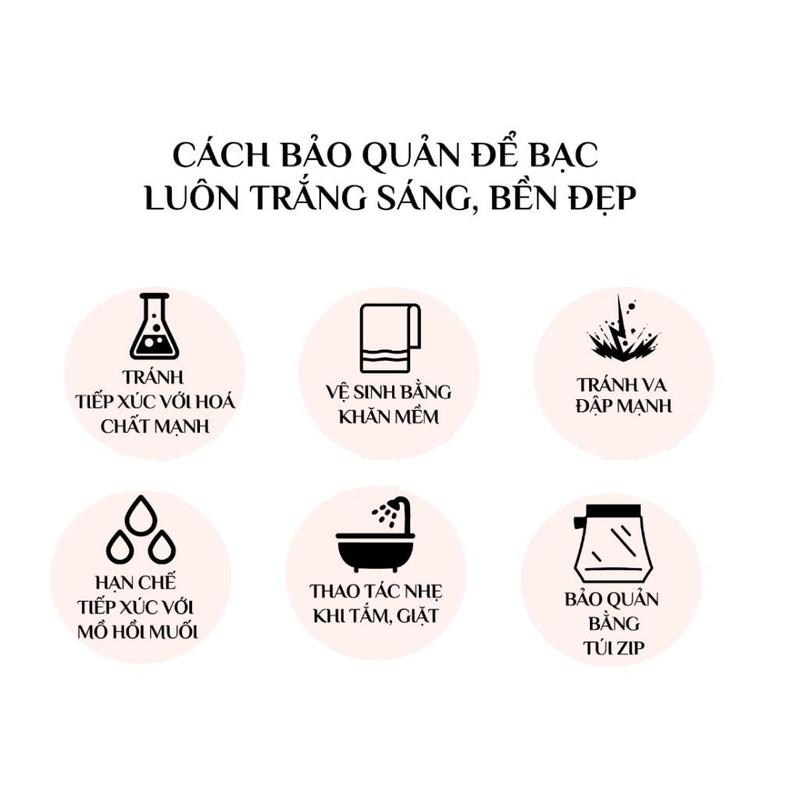 [May jewels] Dây chuyền Sắc Xuân Quyến Rũ đính kim cương tổng hợp dành cho phái nữ quyến rũ 4