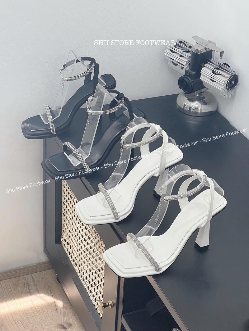 Product Introduction of Sandal cao gót Shu Store quai mãnh gót nhọn cao 7cm và 9cm xinh xắn phù hơp đi học, đi chơi, làm hay dư tiệc 19