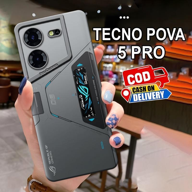 Softcase Tecno Pova 5, Pova 5 Pro Terbaru Motif Cover ROG Gaming Case Anti Slip Casing ROG Keren Softcase Tecno Pova Silikon Tpu Pro Camera Kesing Tecno Terbaru Cover Handphone Pelindung Hp Tecno Airo Case Bisa COD BAYAR DITEMPAT 5