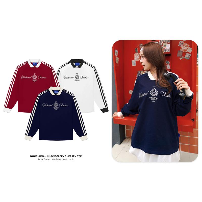 Áo Thun Tay Dài NOCTURNAL Longsleeve Jersey Tee Cotton 100% Nam Nữ Unisex Local Brand