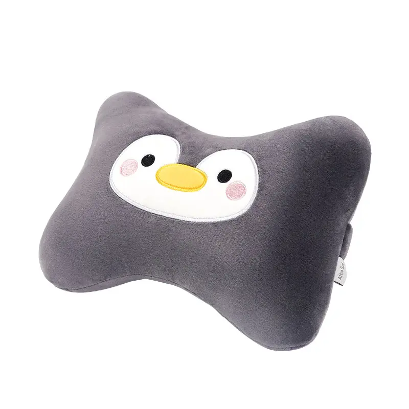 OHSOME Bantal Leher Mobil Alba Sol Penguin/Anjing/Beruang Coklat Car 2