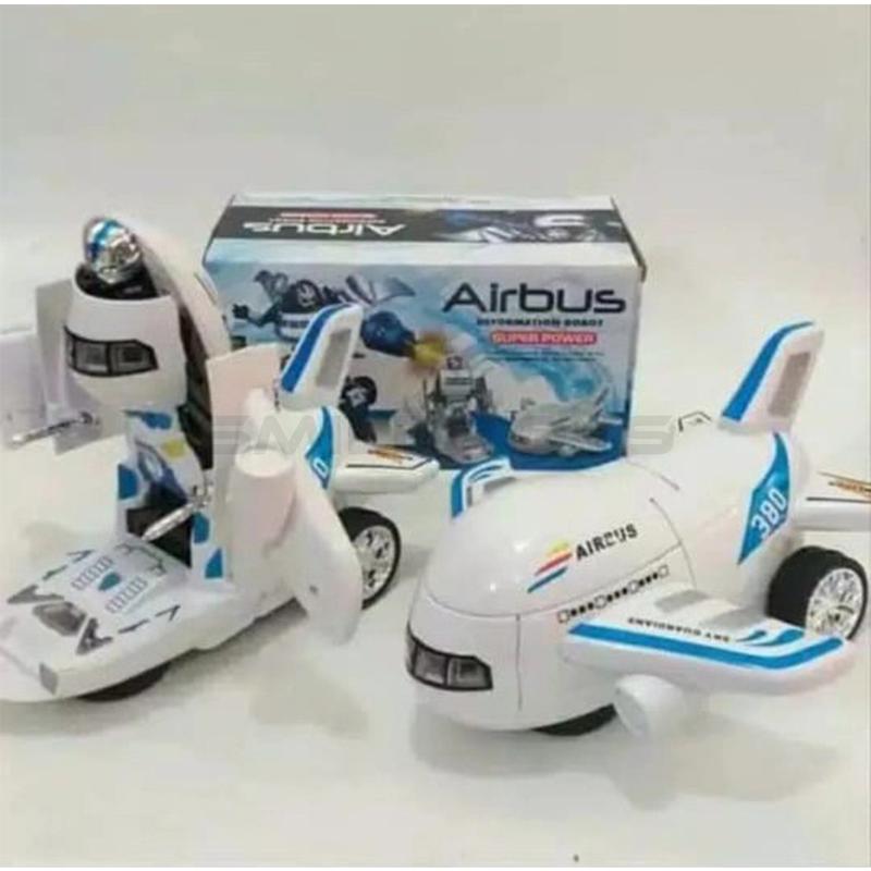 MAINAN ANAK PESAWAT BISA BERUBAH JADI ROBOT AIRBUS DEFORMATION / MAINAN ANAK ROBOT AIRBUS 2