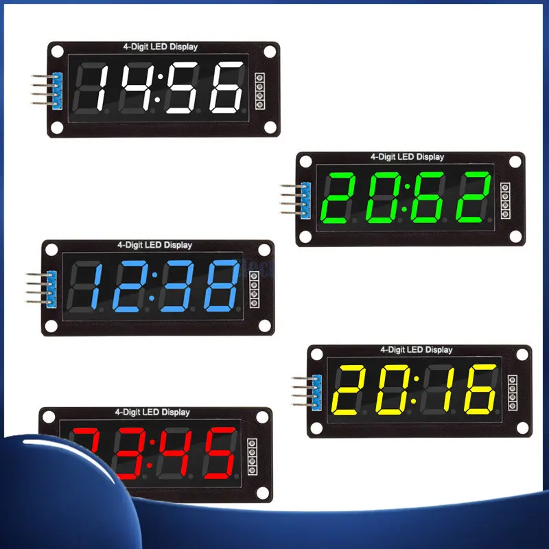 0.56'' Inch TM1637 4Bit Digital LED 7 Segment Clock Tube Display For ...