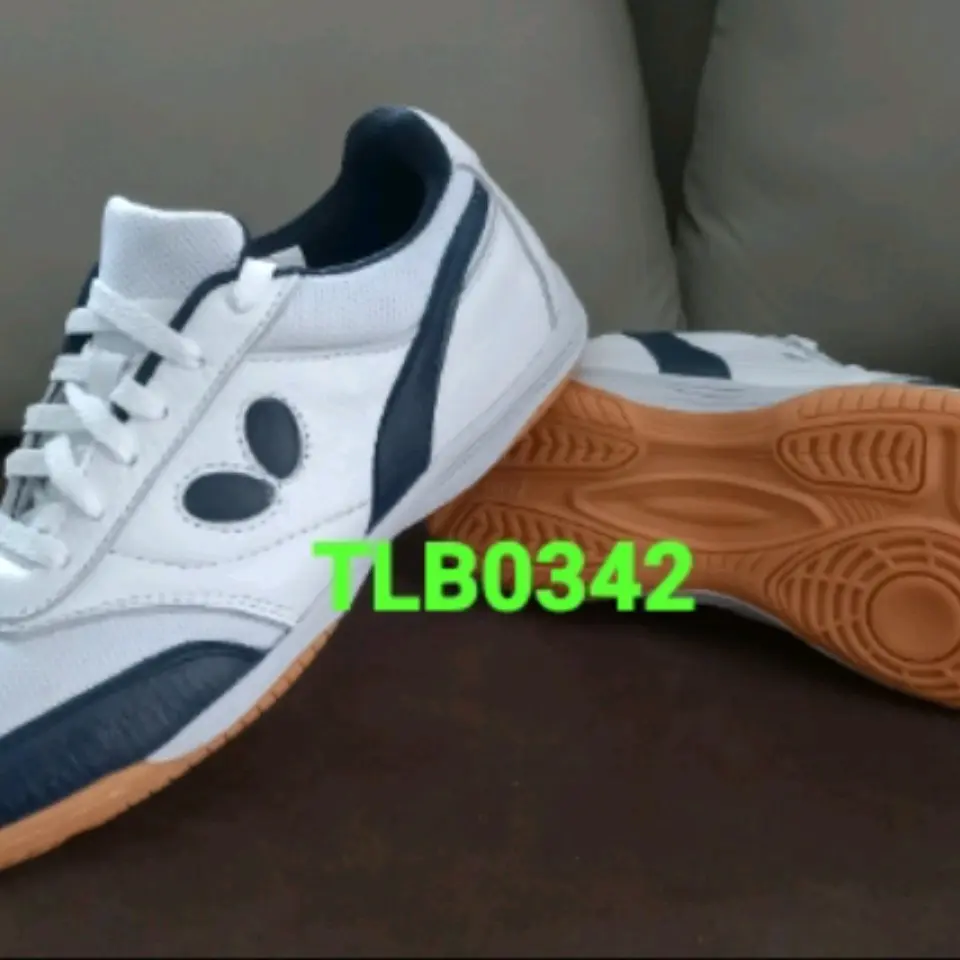 Sepatu tenis meja kulit asli