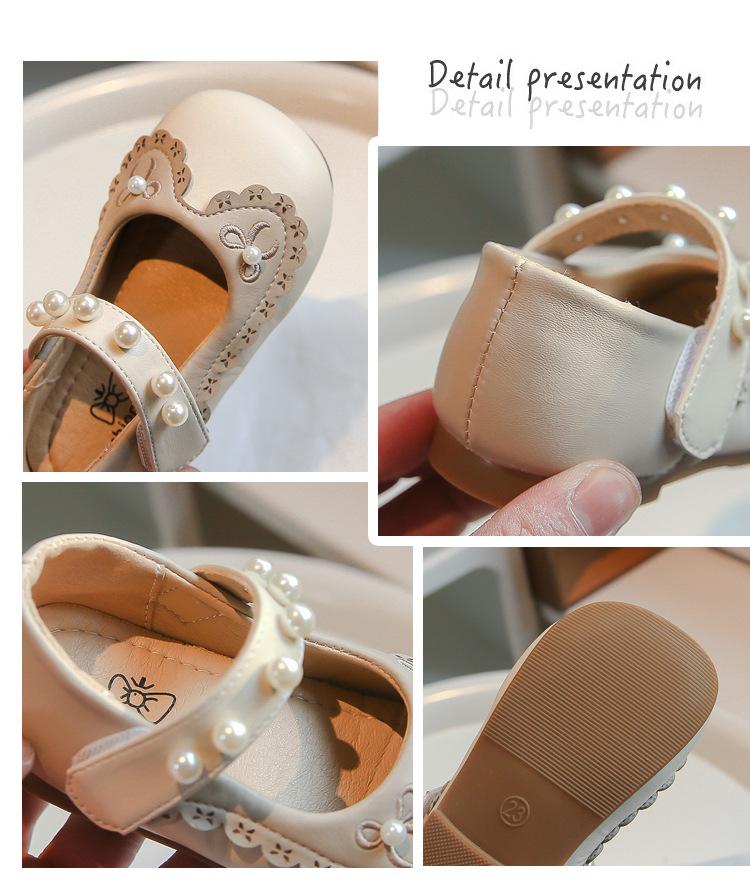 Product Introduction of Stylish Soft Bottom Slip-resistant Children's Leather Shoes 5