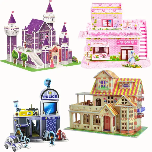 (SIZE lớn) Combo Bộ Lắp Ráp 3D Xốp | Đồ Chơi Sáng Tạo Giúp Bé Phát Triển Tư Duy & Khéo Léo, Trải nghiệm lắp ráp thú vị : Bé tự tay dựng nên những mô hình biệt thự, cửa hàng mini, công trình đầy màu sắc. Món quà hoàn hảo giúp bé thỏa sức sáng tạo