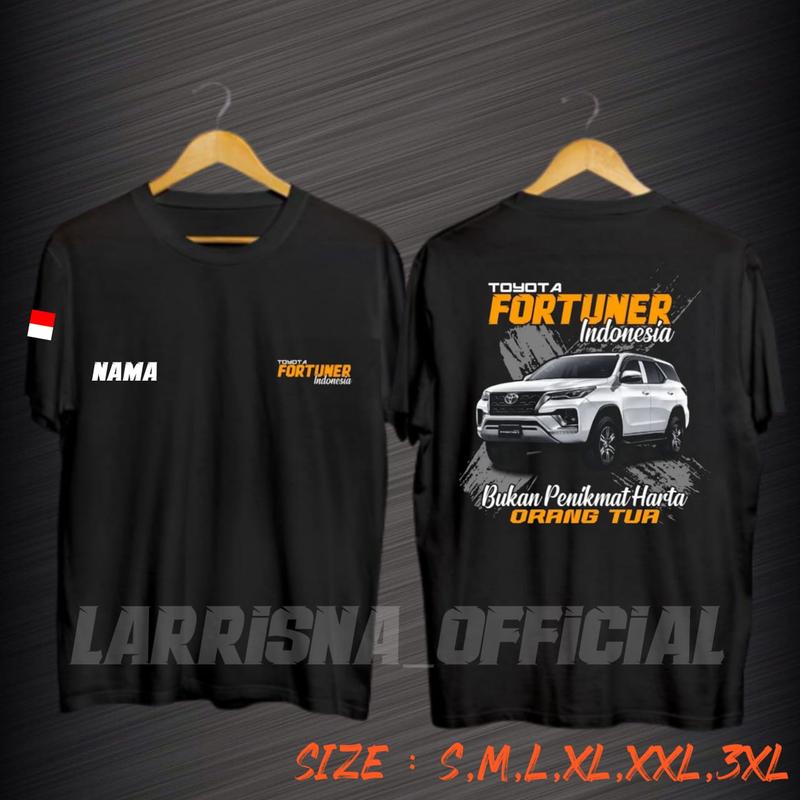 Kaos distro FORTUNER pria keren 2023 kaos dewasa lengan panjang pendek dewasa xxl jumbo kaos model baru cowo viral overaize baju motif tshrt kaos premium kaos custom distro bandung kaos pria keren kaos anak 0