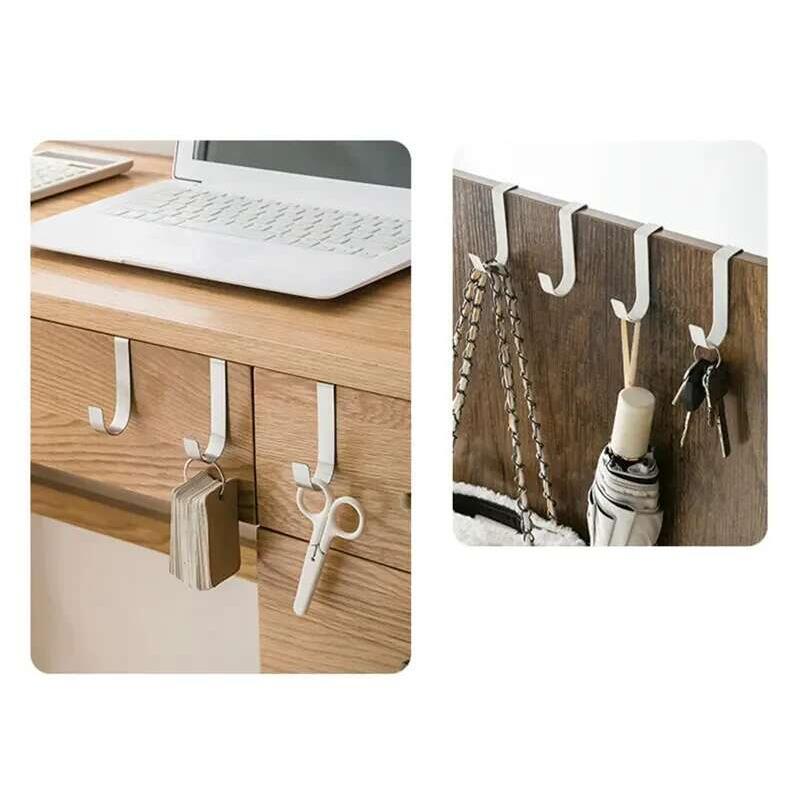 Product Introduction of Multi-Purpose Hooks Kitchen Cabinet Door Back Hanging Rack Clothes Coat Hat Towel Hanger Storage Hook Bathroom Accessories 16