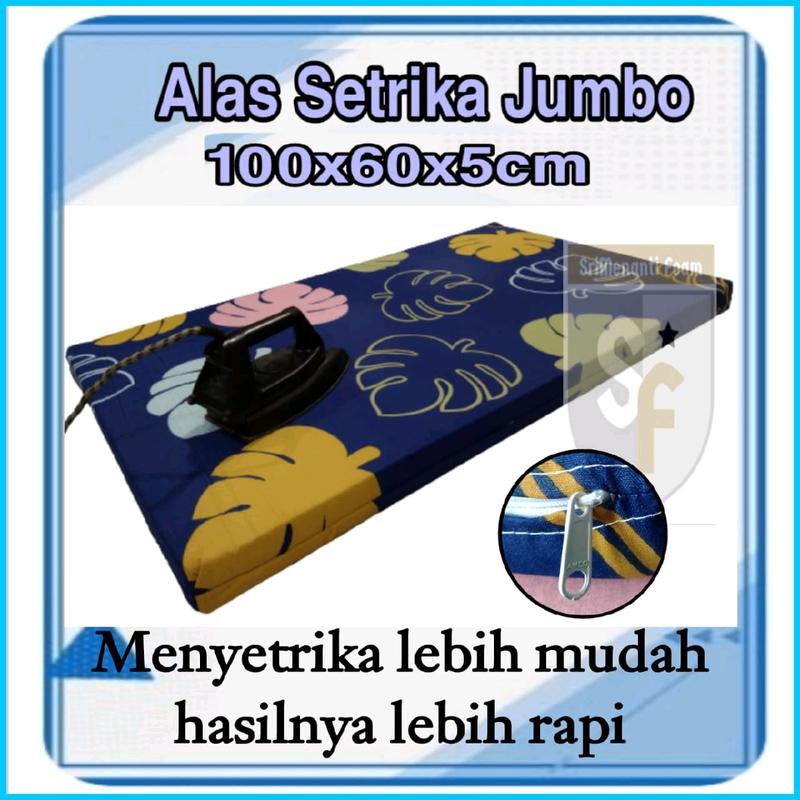 Alas Setrika Busa Inoac Size 100x60x5 cm dengan Sarung Resleting Motif Beragam 4