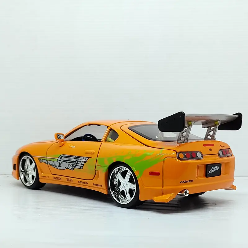 Diecast Jada Toys 1:24 Brians Toyota Supra Fast Furious Orange 1