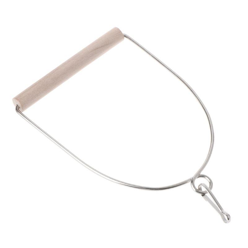 Product Introduction of Natural wooden pet bird U-shaped perch swing 4