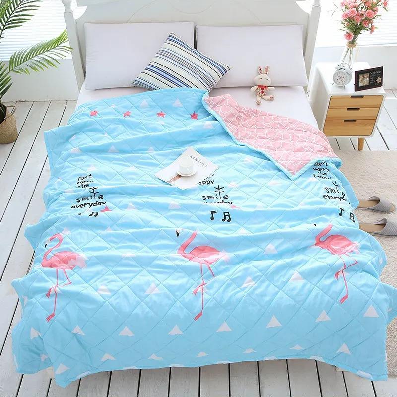 Product Introduction of Super Soft Washed Cotton Summer Blanket Comforter Thin Quilt Single/Queen/King Bed Cover 13