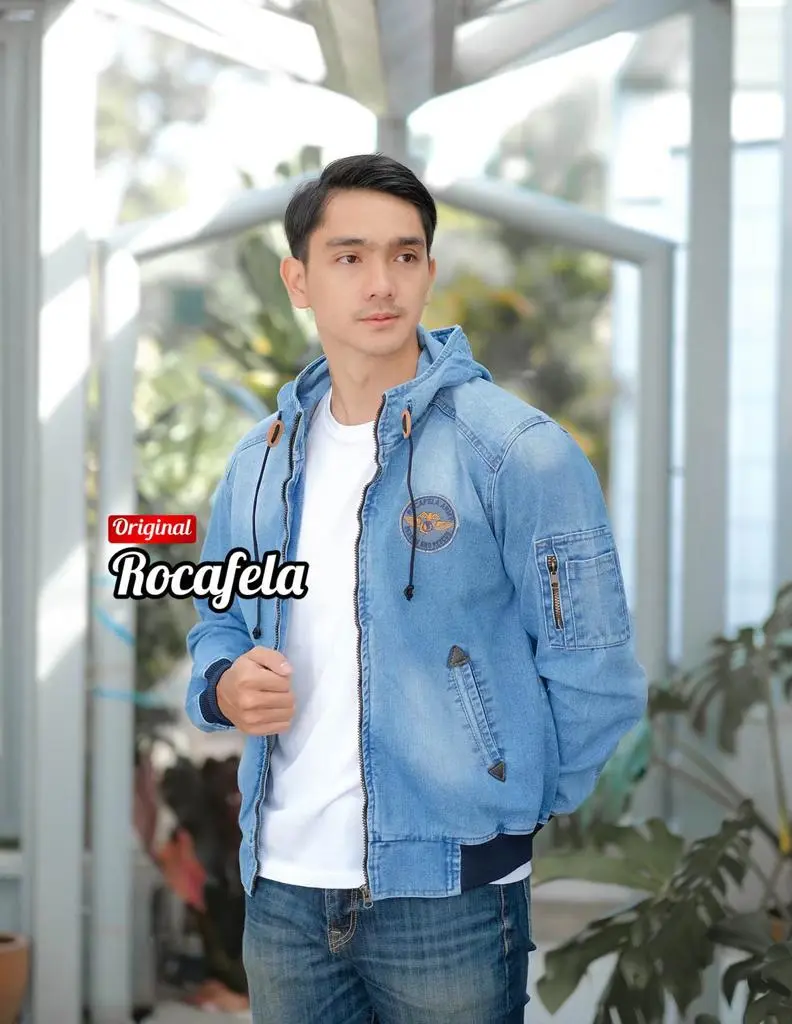 Jaket Bomber Topi 01 Rocafela