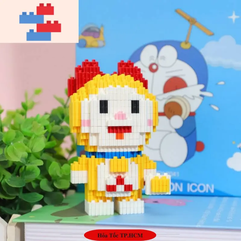 Mô hình Đồ chơi Lắp ráp DOREMON,Doremi,NOBITA,Xuka,Chaien,Xeko,Chaiko. Bộ đồ chơi lắp ráp Doremon và những người bạn. 5