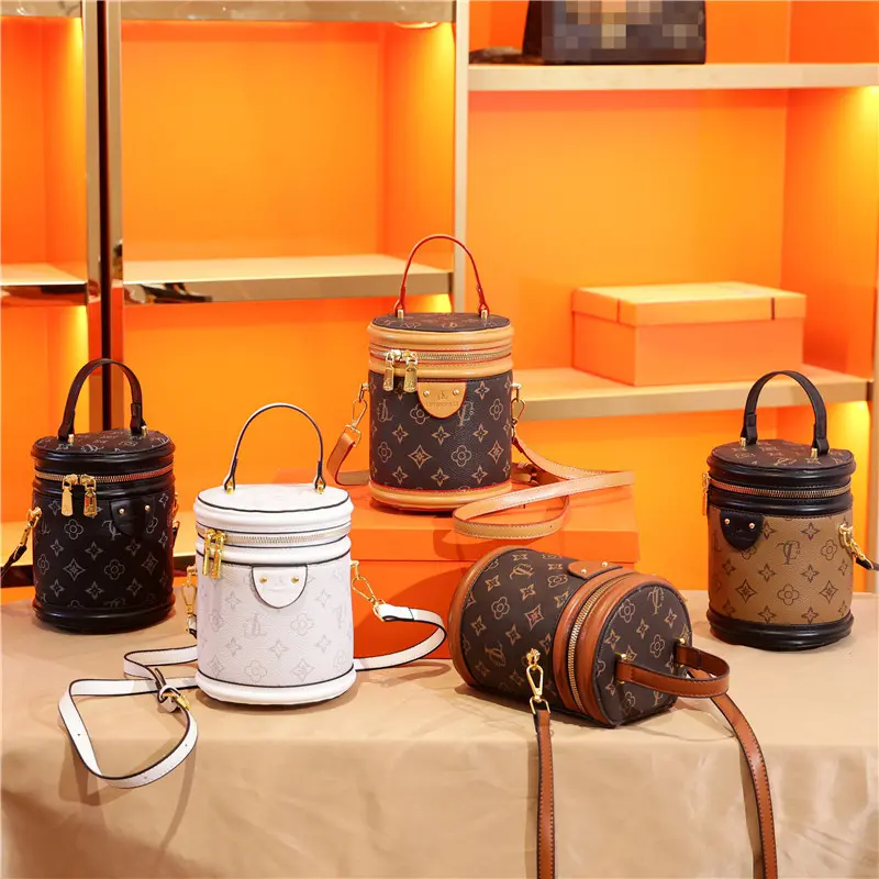 Túi Bucket Thiết Kế May Mắn Dành Cho Nữ, In Họa Tiết Cao Cấp, Thời Trang Cổ Điển, Túi Đeo Chéo Và Túi Đeo Vai Dễ Phối Đồ Hàng Mới Về