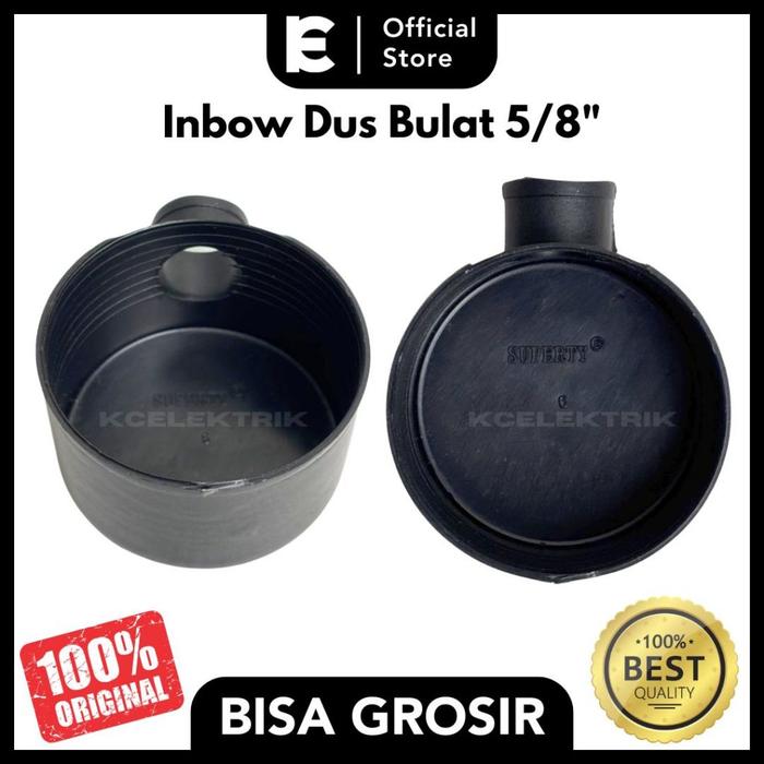 Jual Inbow Dus Bulat 5/8 inch Kuping Kotak Sambungan Listrik Tanam ...