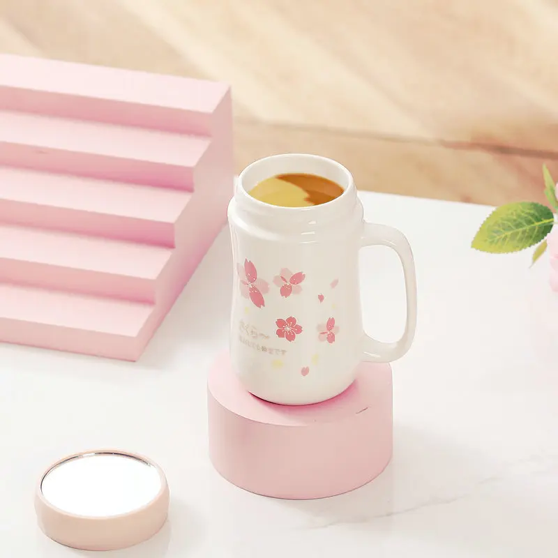 Set cốc ly sứ kèm hộp, khăn gấu làm quà tặng sang trọng CHOOAH SETCOCHOA98 6