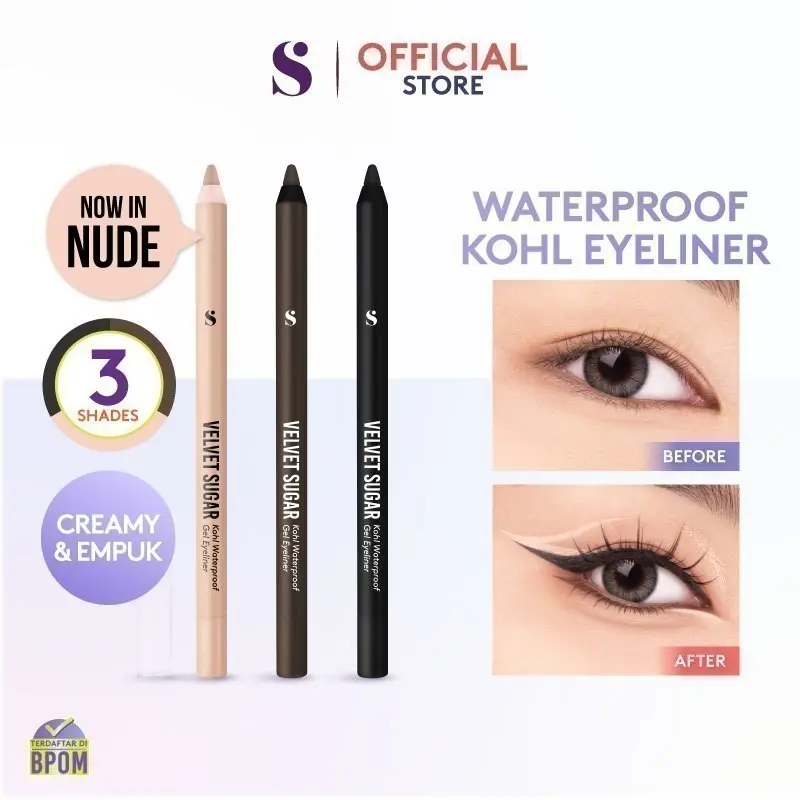 SOMETHINC Velvet Sugar Kohl Waterproof Gel Eyeliner Original 1