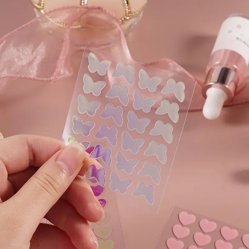 216PCS/112PCS/72PCS Laser Butterfly Acne Patch Invisible Acne Pimple Cover Patch Makeup Stickers 3