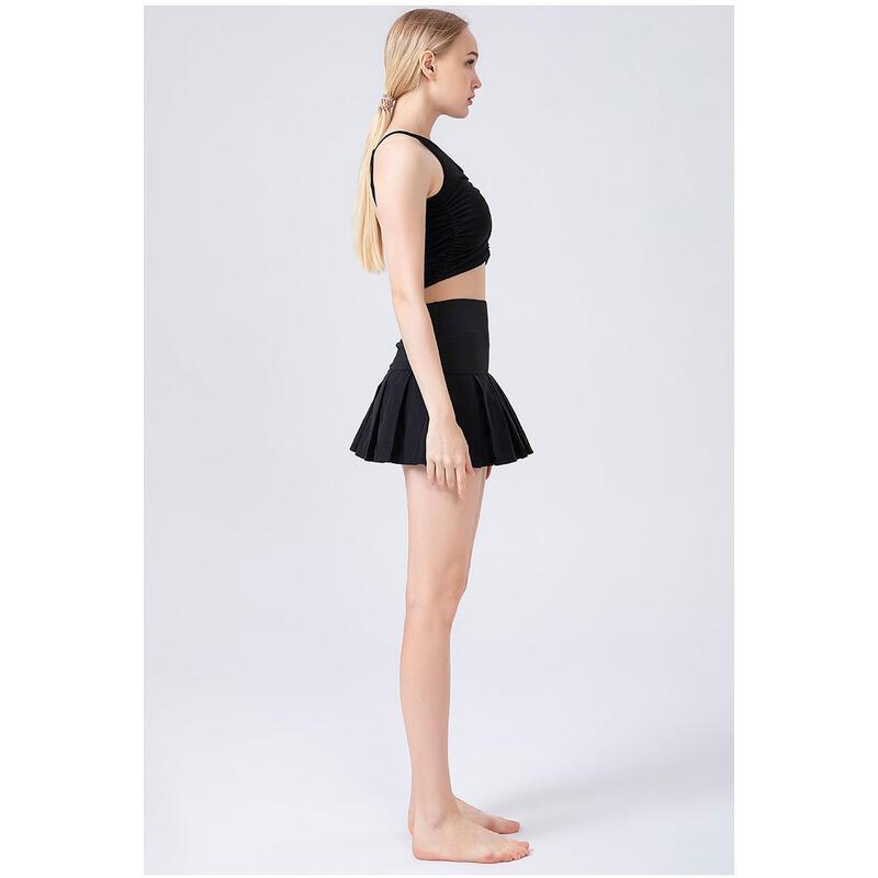 Product Introduction of Women's spring and summer running sports short cross sexy pleated tennis fitness skirt, half skirt 13